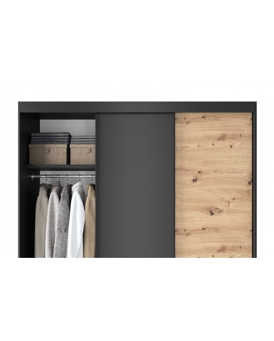 🖤 URBANO – L’Armoire contemporaine grand format Design bicolore. Rangement intelligent. Élégance brute.