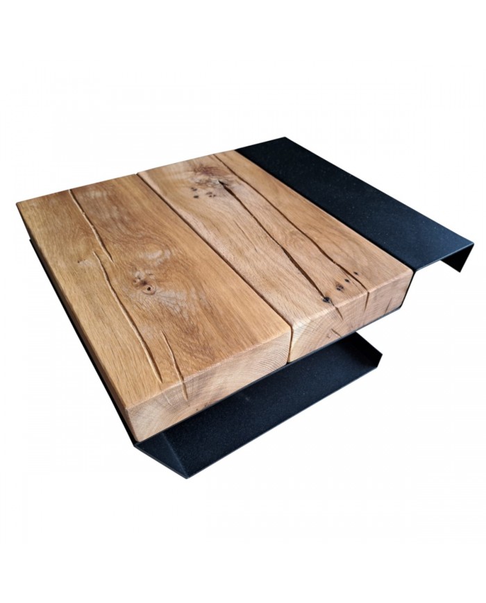 Table de chevets suspendu chêne pour lit chêne massif 0583