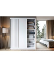 ARMOIRE STELLARA 180  Puissance de rangement. Élégance sculptée Présence affirmée.