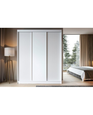 ARMOIRE STELLARA 180  Puissance de rangement. Élégance sculptée Présence affirmée.