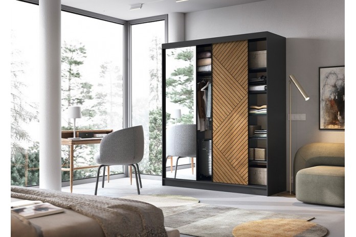 ARMOIRE NOCERA MIROR – L’élégance discrète du rangement d’exception Conçue pour durer, pensée pour ranger