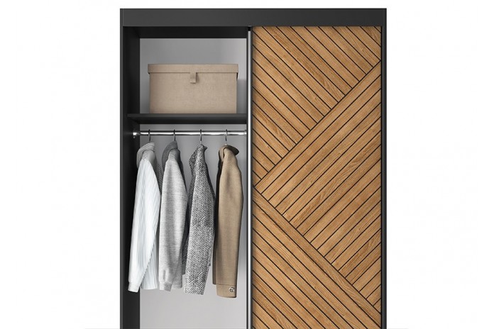 ARMOIRE NOCERA 120 MIROR – L’élégance discrète du rangement d’exception Conçue pour durer, pensée pour ranger