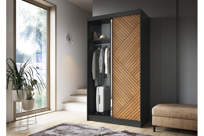 ARMOIRE NOCERA 120 MIROR – L’élégance discrète du rangement d’exception Conçue pour durer, pensée pour ranger