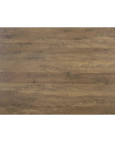 Table extensible GENESE LEGNO – Chêne naturel & métal noir | 160-220 cm | Style industriel haut de gamme