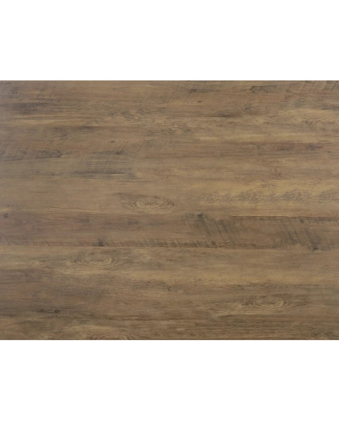 Table extensible GENESE LEGNO – Chêne naturel & métal noir | 160-220 cm | Style industriel haut de gamme