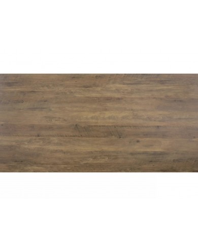 Table extensible GENESE LEGNO – Chêne naturel & métal noir | 160-220 cm | Style industriel haut de gamme