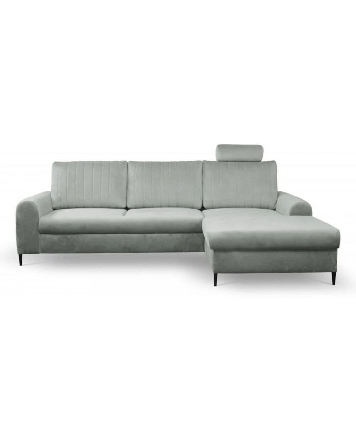 Canapé d’angle DIVANO LUX COLORS 3-en-1 : Canapé haut de gamme + lit 2 places + rangement intégré MEGA PROMO