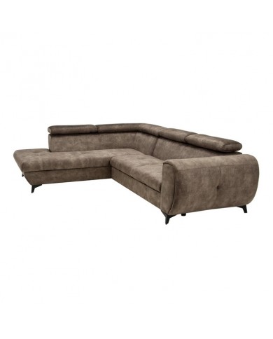 Canapé d’angle PIKTO LOUNGE – Design Couture & Confort Haute Performance lit 2 places + rangement intégré SUPER PRIX