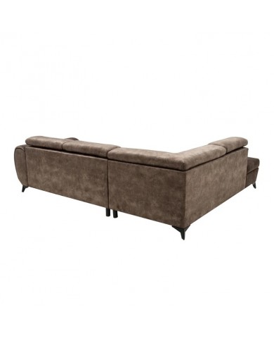 Canapé d’angle PIKTO LOUNGE – Design Couture & Confort Haute Performance lit 2 places + rangement intégré SUPER PRIX