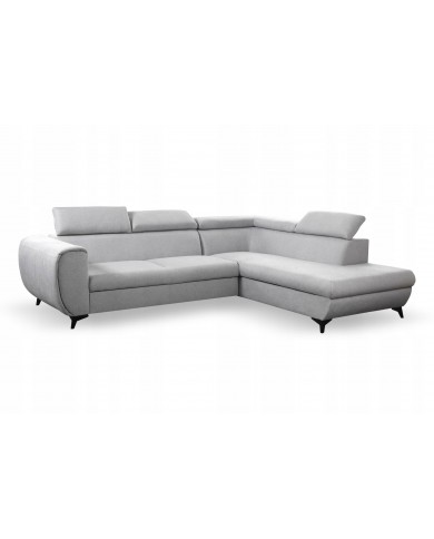 Canapé d’angle PIKTO LOUNGE – Design Couture & Confort Haute Performance lit 2 places + rangement intégré SUPER PRIX