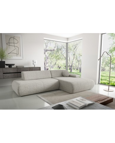 Canapé d’angle convertible haut de gamme HINOKI Lounge – Design Japandi, confort total