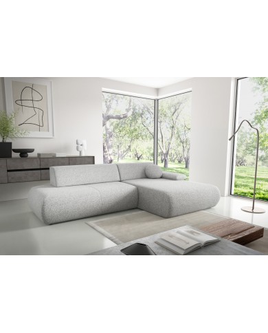 Canapé d’angle convertible haut de gamme HINOKI Lounge – Design Japandi, confort total