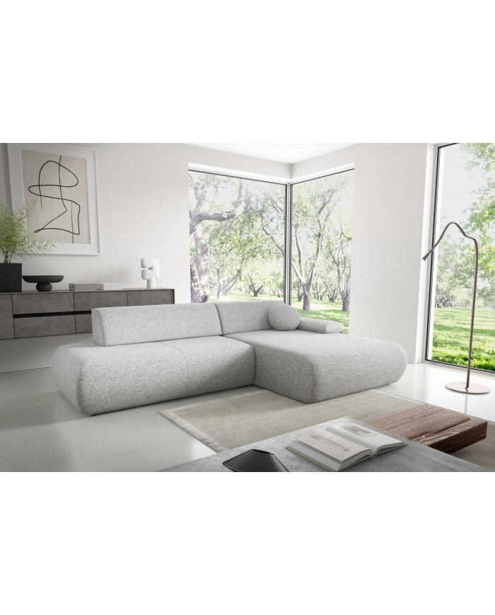 Canapé d’angle convertible haut de gamme HINOKI Lounge – Design Japandi, confort total