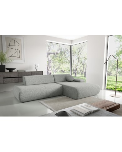 Canapé d’angle convertible haut de gamme HINOKI Lounge – Design Japandi, confort total