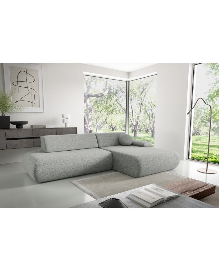 Canapé d’angle convertible haut de gamme HINOKI Lounge – Design Japandi, confort total