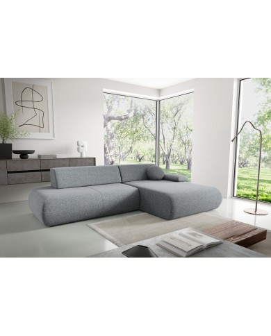 Canapé d’angle convertible haut de gamme HINOKI Lounge – Design Japandi, confort total