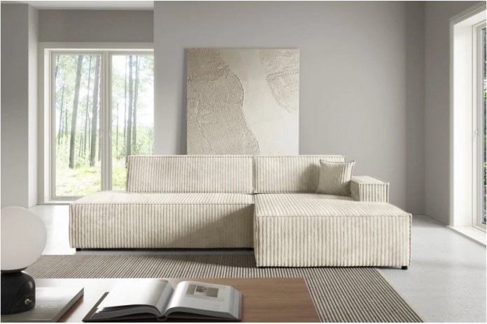 Canapé d’angle convertible ADELIO® – Élégance, Confort & Design durable A SUPER PRIX !!!