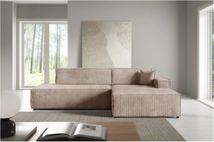 Canapé d’angle convertible ADELIO® – Élégance, Confort & Design durable A SUPER PRIX !!!