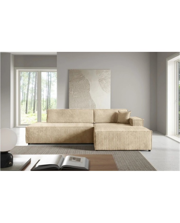 Canapé d’angle convertible ADELIO® – Élégance, Confort & Design durable A SUPER PRIX !!!