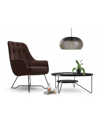 Fauteuil haut de gamme VELTURA® – Design sculptural & confort absolu  L’assise signature des intérieurs raffinés