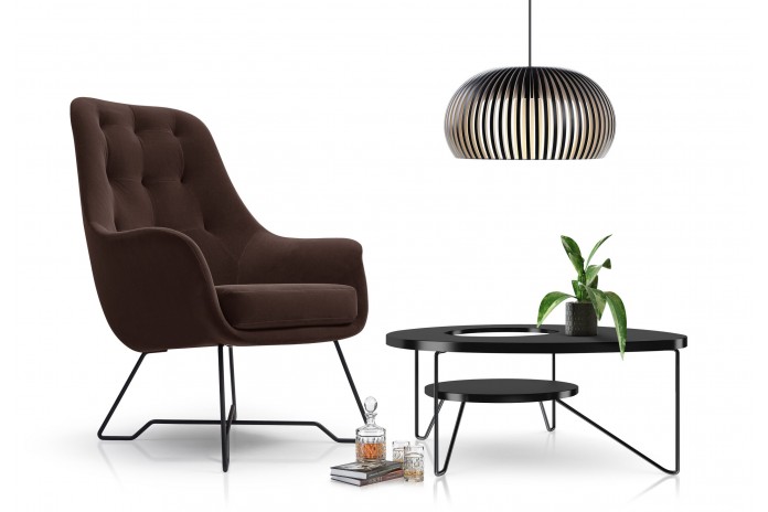 Fauteuil haut de gamme VELTURA® – Design sculptural & confort absolu  L’assise signature des intérieurs raffinés