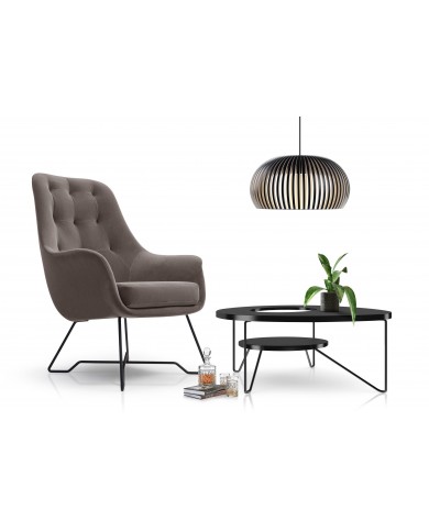 Fauteuil haut de gamme VELTURA® – Design sculptural & confort absolu  L’assise signature des intérieurs raffinés