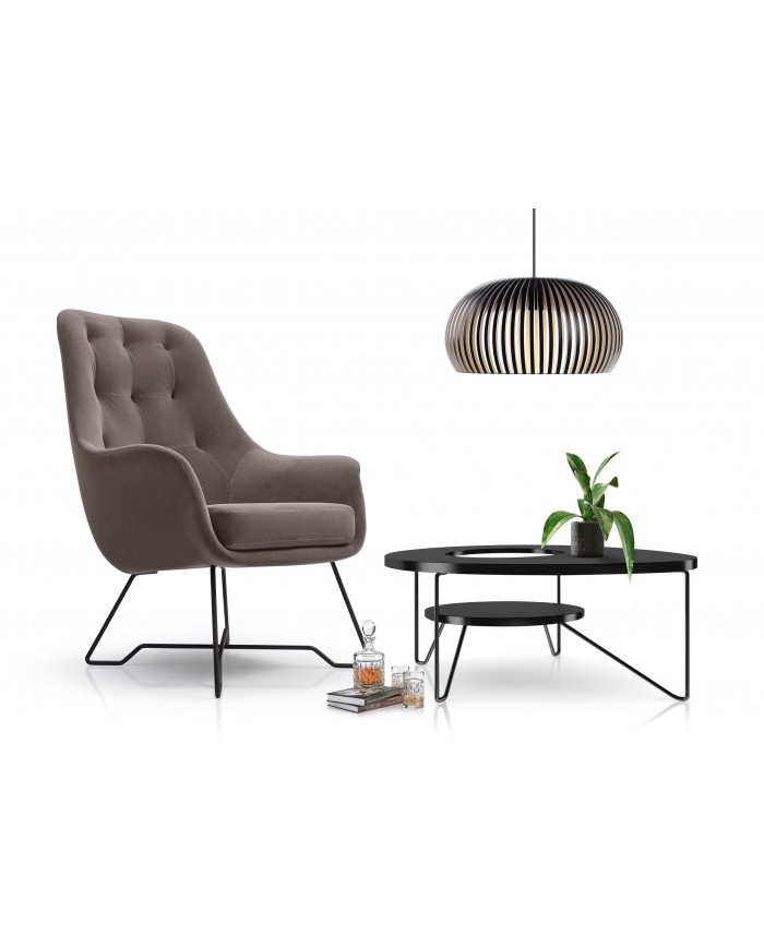 Fauteuil haut de gamme VELTURA® – Design sculptural & confort absolu  L’assise signature des intérieurs raffinés