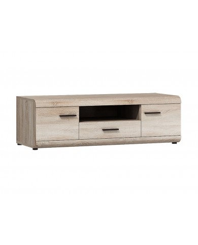 Meuble TV 2 portes et 1 tiroir 140 cm chêne sonoma ALTURA SONOMA