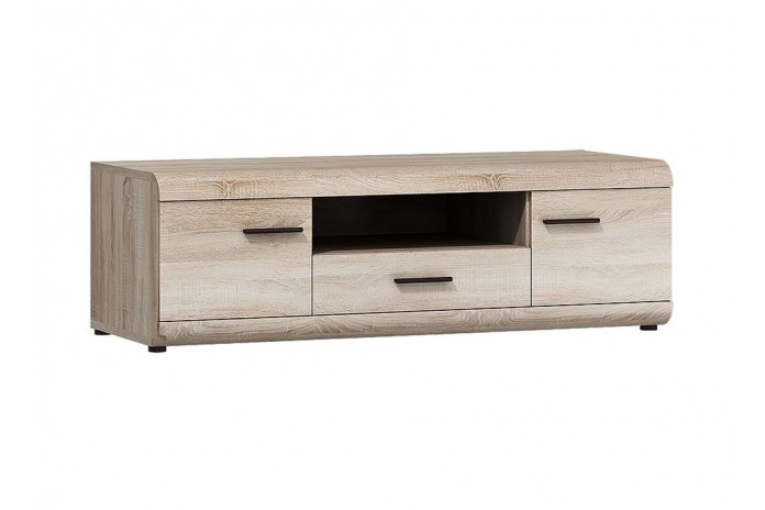 Meuble TV 2 portes et 1 tiroir 140 cm chêne sonoma ALTURA SONOMA