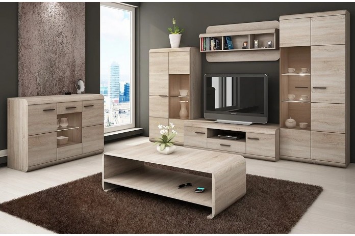 ALTURA SONOMA® — Table Basse Sculpturale 120 cm