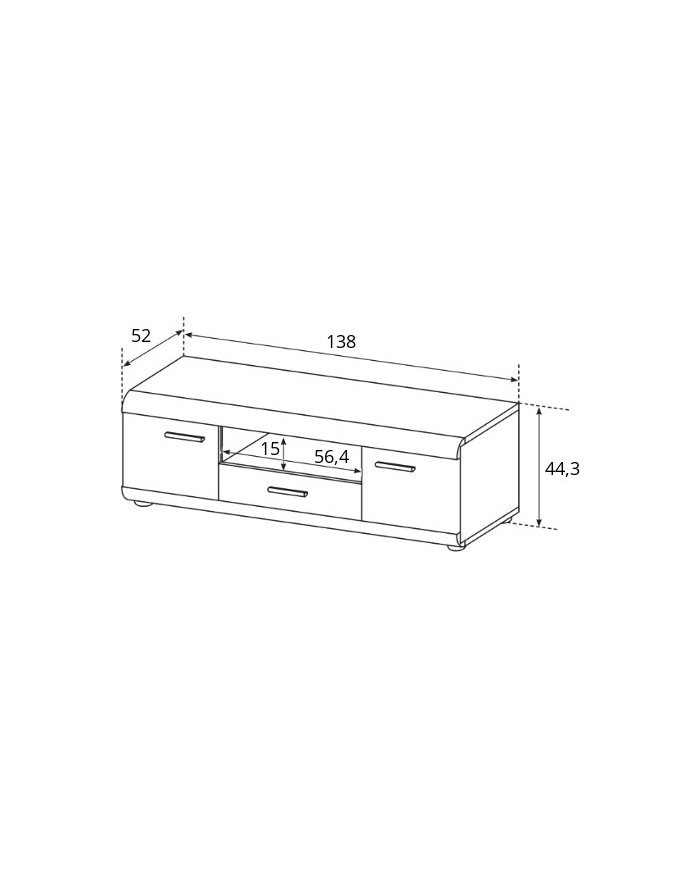 ALTURA SONOMA® — Table Basse Sculpturale 120 cm