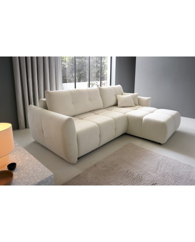 INERTIA SUPREMA™ – Canapé d’Angle Grand Luxe avec Fonction Couchage & Rangements Intégrés à SUPER PRIX !!